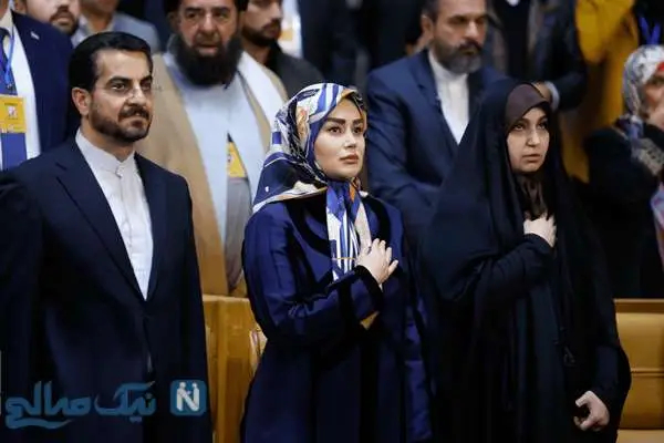 «آرزو احمدوند» همسر عراقچی در آیین پایانی جایزه جهانی امام خمینی