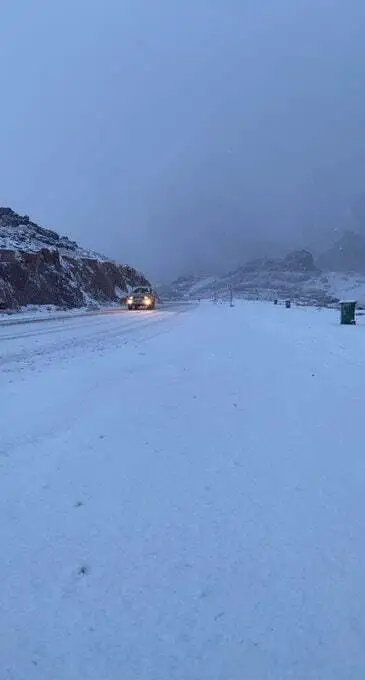 برف و یخ در عربستان سعودی