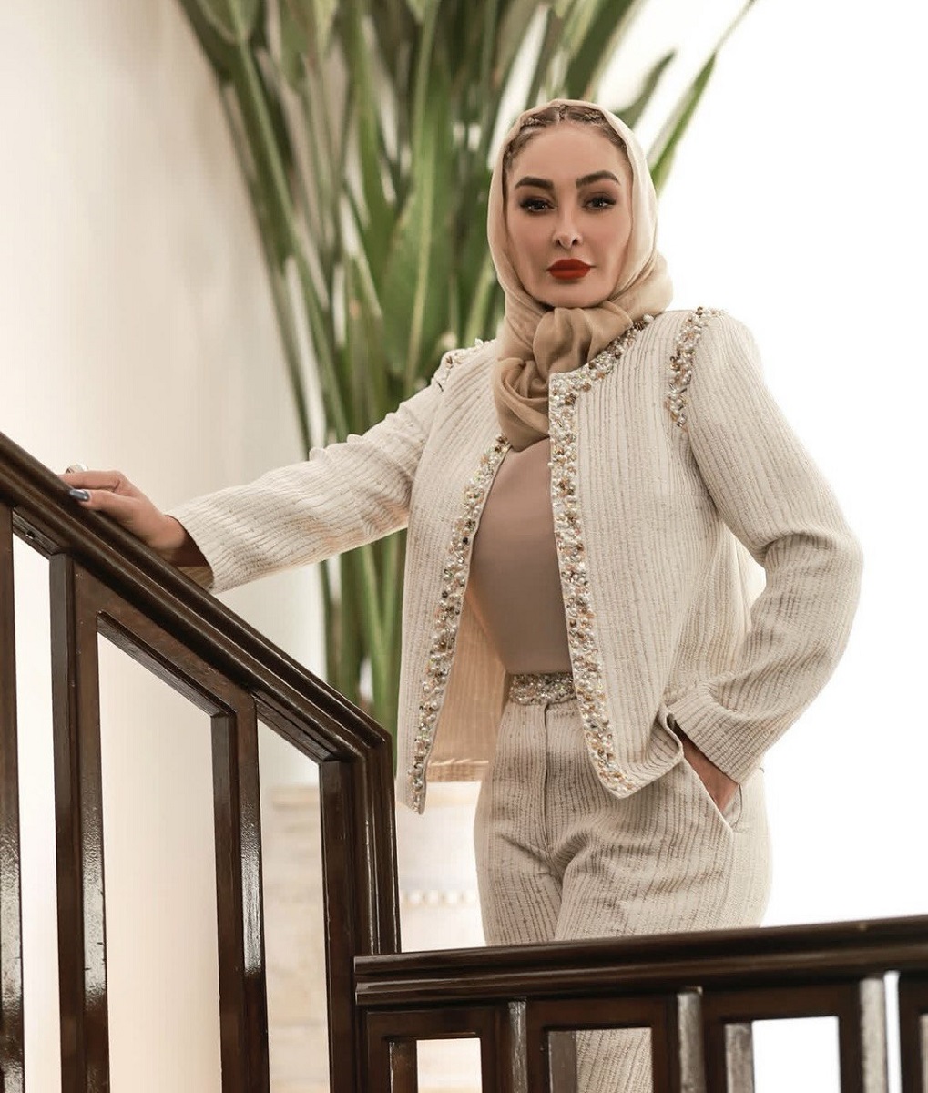 استایل پرزرق و برق الهام حمیدی 1