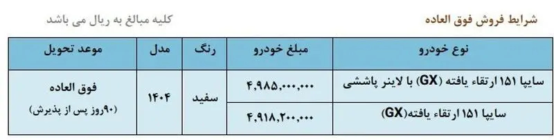 فروش وانت سایپا 151