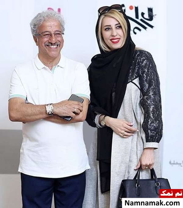 علیرضا خمسه و همسرش