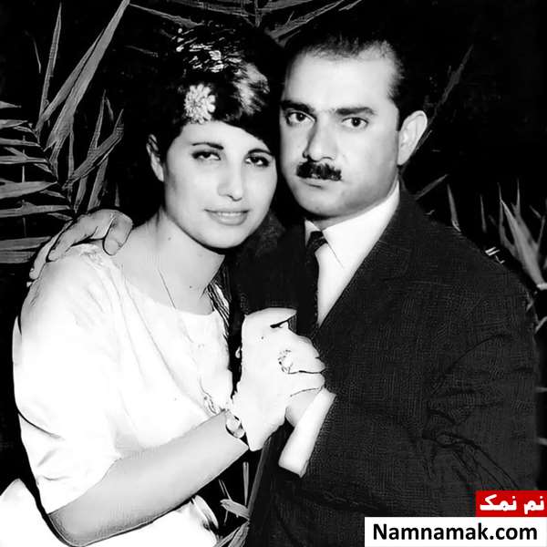 ناصر مسعودی و همسرش