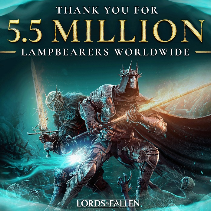 تعداد بازیکنان عنوان Lords of the Fallen به بیش از ۵.۵ میلیون نفر رسید - گیمفا