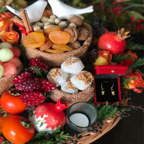 تزیین سفره شب یلدا