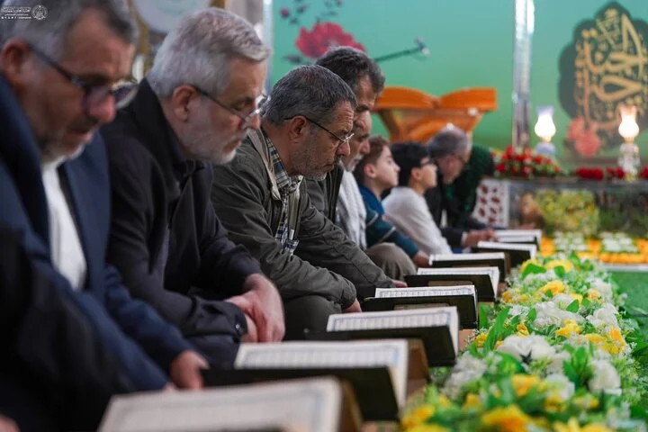 آذین بندی حرم مطهر امیرالمومنین (ع) در آستانه ولادت حضرت زهرا(س)/عکس