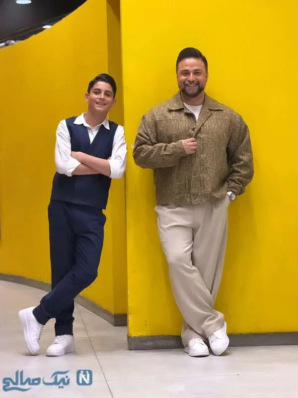 بابک جهانبخش پسرش