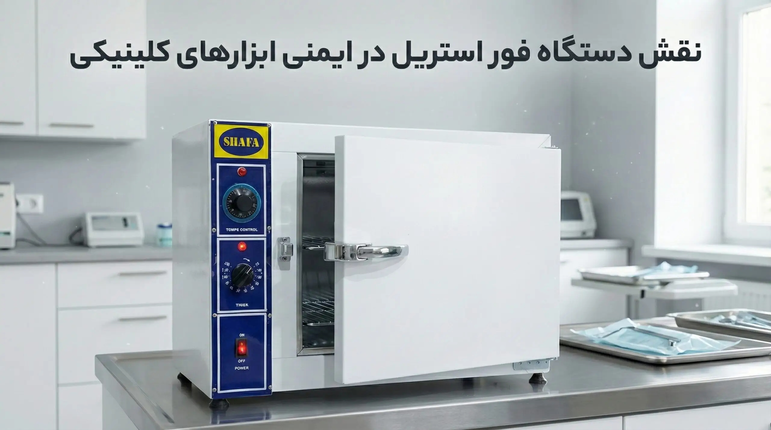 نقش دستگاه فور استریل در ایمنی ابزارهای کلینیکی