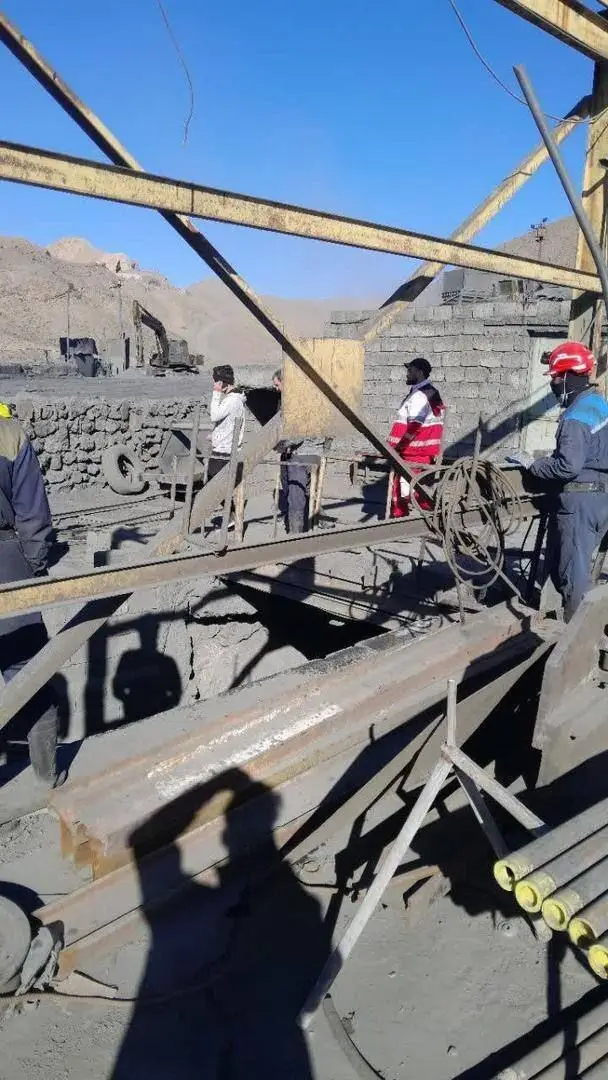 ریزش یک معدن سنگ‌آهن در بافق یزد