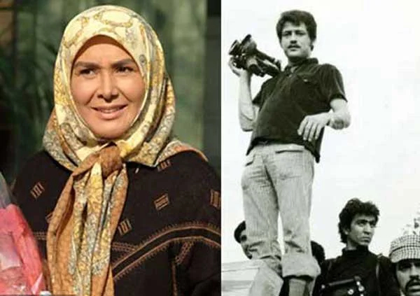 آفرین عبیسی و همسرش