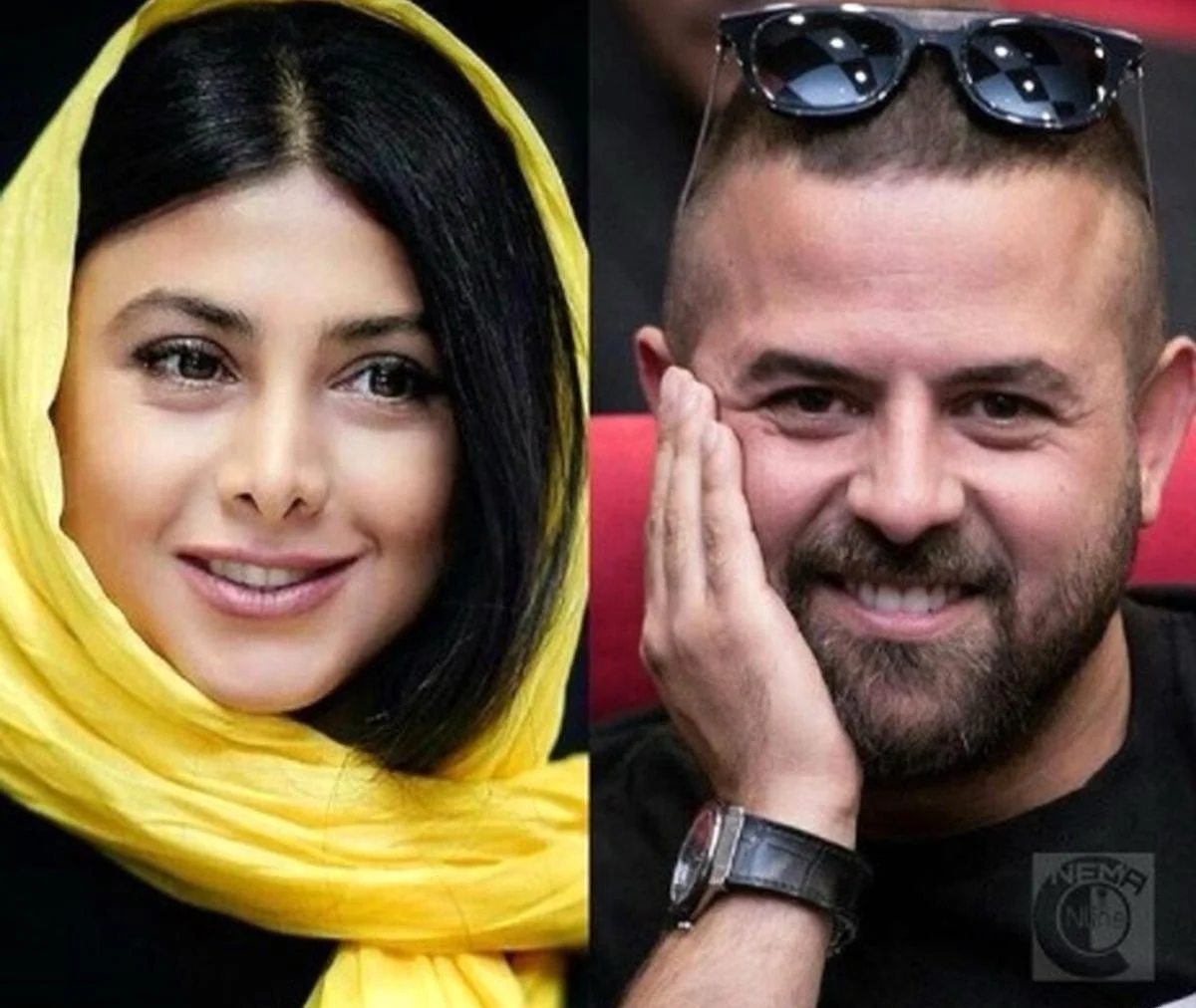 هومن سیدی و آزاده صمدی⁩