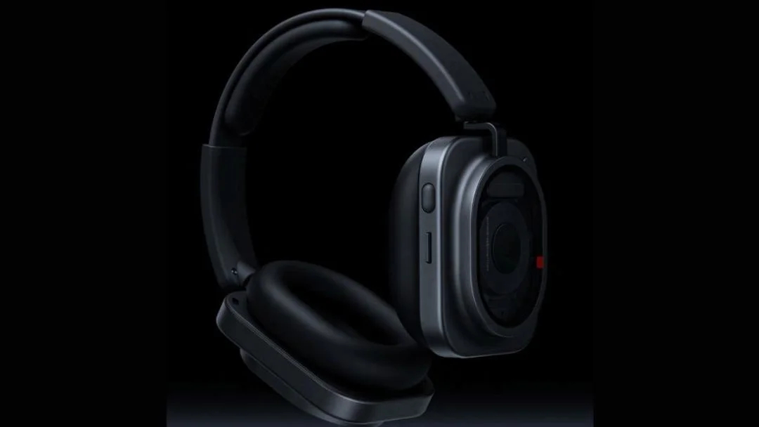 هدفون ناتینگ هدفون ۱ پرو (Nothing Headphone 1 Pro) با طراحی مدرن و رنگ مشکی