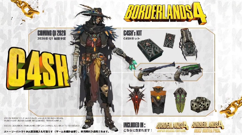 استودیوی Gearbox از شکارچی جدید بازی Borderlands 4 رونمایی کرد - گیمفا