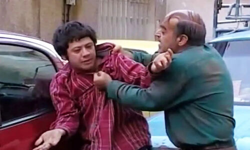 ویدیوی دیده‌نشده پشت صحنه «خانه به دوش» با حضور بامزه رضا عطاران!