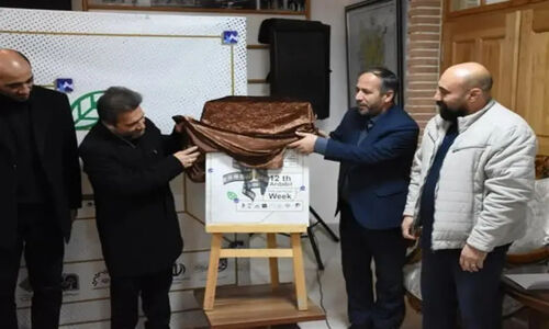 رونمایی ویژه از پوستر دوازدهمین هفته فیلم و عکس انجمن سینمای جوانان اردبیل در مراسمی باشکوه