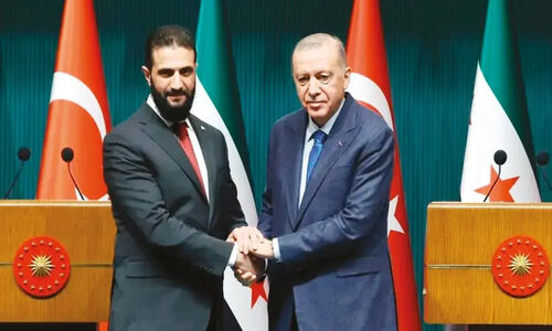 احمد شرع در پی لغو تحریم‌های سزار، از اردوغان چهره کلیدی تشکر کرد!
