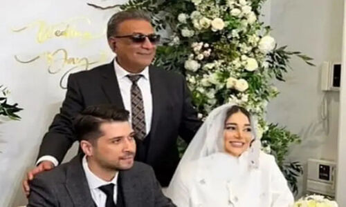 عکس ها / نگاهی به جشن عروسی مجلل و شاهانه عرفان اکبری با حضور پدر بازیگرش عبدالرضا اکبری / پدر و پسر بازیگر و عروس خانم زیبا …
