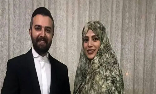 آلبوم عروسی فرشته آلوسی و محمودرضا قدیریان خانم بازیگر و آقای مجری