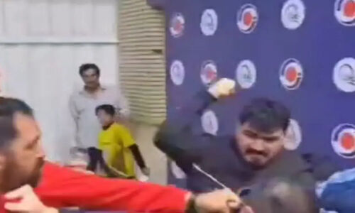 زد و خورد نفس‌گیر بعد از بازی جنجالی هفته لیگ برتر فوتسال!