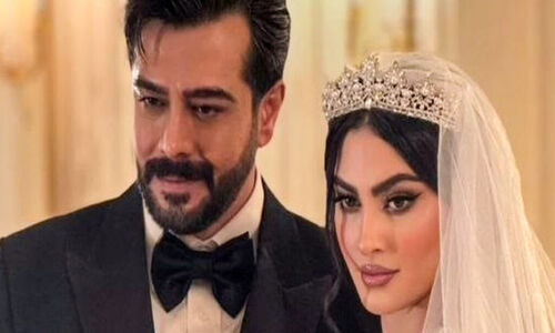 گردهمایی شگفت‌انگیز ستارگان سینما در جشن ازدواج مریم مومن و سهیل قاصدی!
