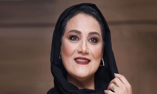 خنده دلنشین شبنم مقدمی با چارقد گل‌گلی که همه را جذب کرد!