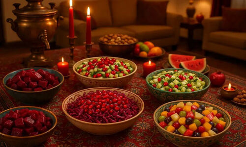 طرز تهیه ۵ سالاد شیک و مجلسی برای شب یلدا
