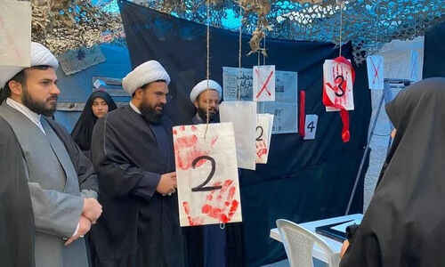 نمایشگاه «روایت یک نبرد ناتمام» در شاهرود برپا شد