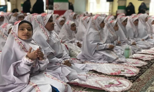 لحظه‌های به یادماندنی جشن تکلیف دانش‌آموزان کلاس سوم در زابل