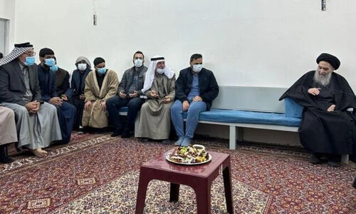 بازگشت پرانرژی آیت‌الله سیستانی؛ پس از دوره بیماری، دیدارهای مردمی را از سر گرفتند