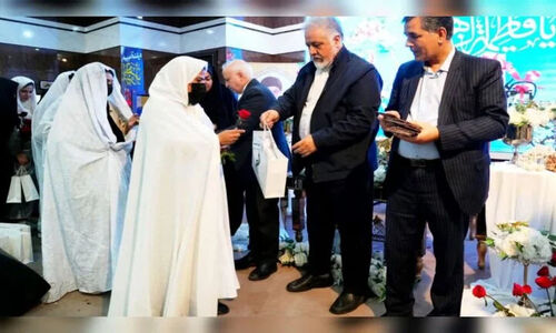 گرمای مهربانی در مشهد؛ جشن باشکوه آغاز زندگی ۱۱۰ زوج جوان با اهدای جهیزیه و بخاری