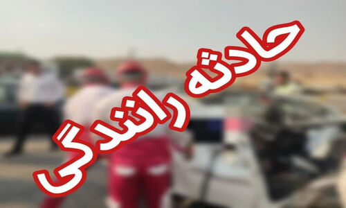 تصادف وحشتناک بامدادی در جاده کسما با ۲ کشته و آتش‌سوزی خودرو دوگانه‌سوز