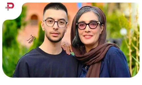 لیلا زارع در کنار پسر قد بلندش؛ شباهت حیرت‌انگیز سپنتا به مادرش همه را شگفت‌زده کرد!
