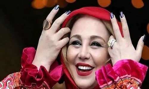 بهنوش بختیاری با استایل یلدایی هندوانه‌ای همه را شوکه کرد!