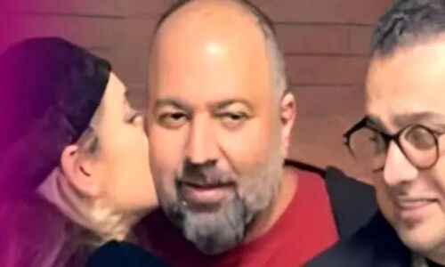 لحظه عاشقانه نرگس محمدی و علی اوجی در پشت صحنه نمایش که همه را شوکه کرد!