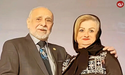 تصویری نادر از روز عروسی سعید امیرسلیمانی و همسرش در سال ۱۳۵۰ که شما را به گذشته می‌برد!