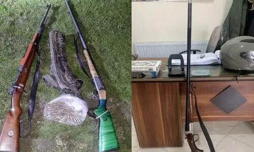 بازداشت گروه‌های متخلف زیست محیطی در لرستان با کشف ۶ قبضه اسلحه و لاشه حیوانات وحشی