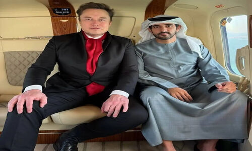 سفر جنجالی ایلان ماسک به دبی؛ ولیعهد دبی خودش پشت فرمان شد!