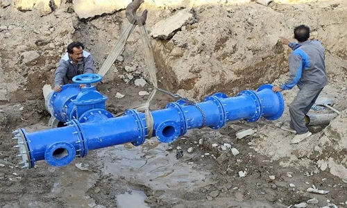 آخرین تحولات پروژه آبرسانی کالپوش؛ از یک ساعت آب تا امید به پایدارترین تامین آب روستا
