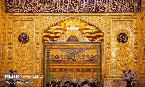 رونمایی باشکوه ایوان طلای نجف همزمان با ولادت امیرالمومنین (ع)؛ بازگشت جلوه‌ای بی‌نظیر به حرم مطهر