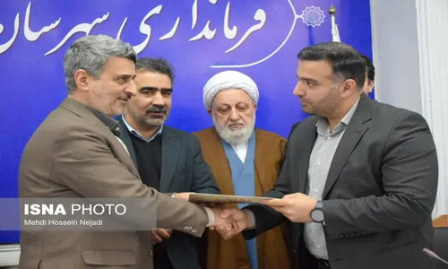 معرفی دادستان جدید آستارا در آیینی پرشور با حضور مقامات عالی قضایی