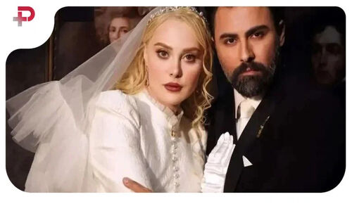 راز استایل کریسمسی تازه عروس سینما؛ آرام جعفری و بابک انصاری چگونه دل‌ها را ربودند؟