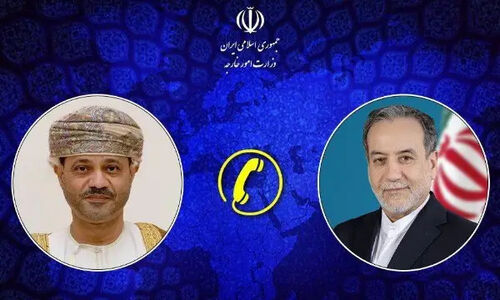 گفتگوی تلفنی وزرای امور خارجه ایران و عمان