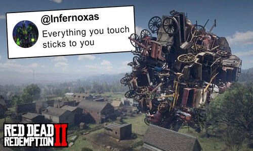 ترفند ویژه Red Dead Redemption 2 همه‌چیز را به توپ تبدیل می‌کند