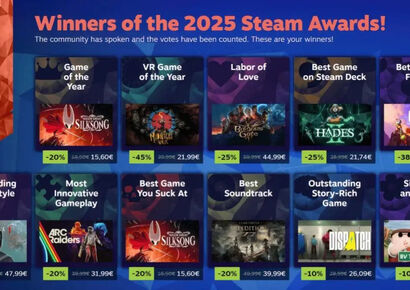 برندگان Steam Awards 2025