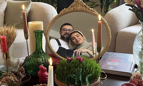 چیدمان جهیزیه مونا کرمی و سپند امیرسلیمانی