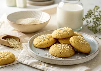 آشپزباشی | طرز تهیه کلوچه خوش‌عطر با شیرخشک