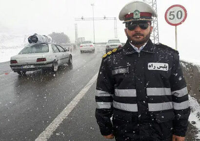 ترافیک نیمه‌سنگین در محورهای منتهی به تهران / بارش برف و باران در 6 استان کشور