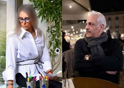 جدیدترین عکس دونفره مهران مدیری با همسر دومش غزاله رجبیان