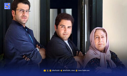تصویری از ثریا قاسمی در اتاق گریم «بچه مهندس ۳»