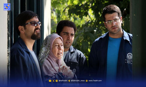 قاب تاریخ| «بی بی و جواد جوادی» در پشت صحنه سریال بچه مهندس ۳؛ سال ۹۹