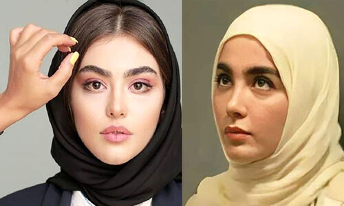 تقلید چهره سنا حسینی بازیگر سارا پایتخت از ریحانه پارسا / چقدر شبیهش شده